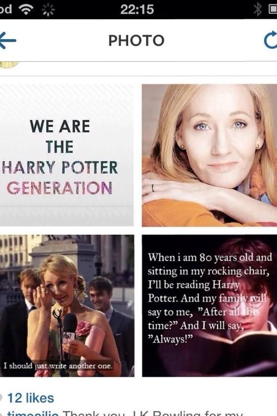 Thank you J.K Rowling for my childhood. Happy Birthday queen  and happy Bday Harry Potter  