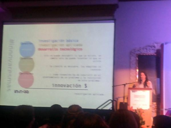 prendho's tweet photo. Si queremos un fin se debe insistir en investigación aplicada menciona @estheralvarezgo #InnovaciónEsMás http://t.co/wuIqYT1NtF