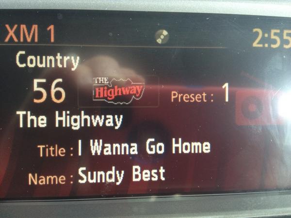 Driving down the road listening to @SXMTheHighway <a href="/SundyBest/">Sundy Best</a>  "I Wanna Go Home" #highwayfind #sundybest #siriusxm