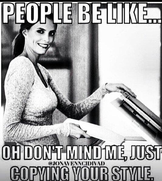 figleaftree's tweet photo. Lol!!!! It beez that way! Its crucial to find your own voice and what you are saying via YOUR style. Be original!! http://t.co/0hW9uMbscp