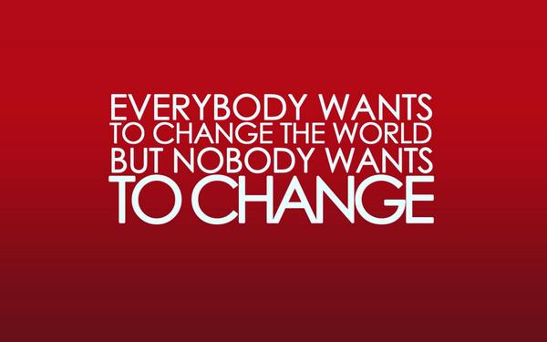 LisaGWalk's tweet photo. Can't have it both ways! As we start SY 14-15, let's challenge each other to be OPEN, think BOLDLY, embrace CHANGE! http://t.co/wFxYcNXK35
