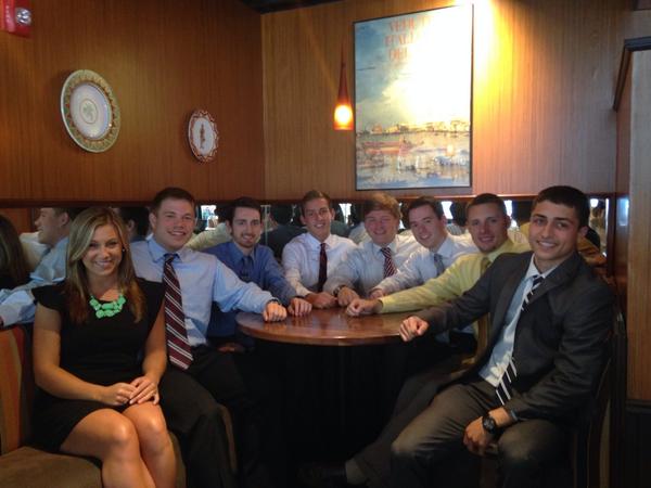 M22GoBlue's tweet image. Awesome lunch w/our interns who hit their monthly production goal!! #NMInternship #TOPTEN #048