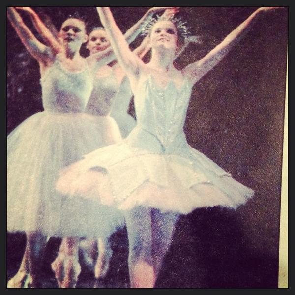 LeaKThompson's tweet photo. woooooow 70k! That calls for a TBT snow queen from Nutcracker snap!! #RandomActsOfJoy http://t.co/qRoXIrUBDt