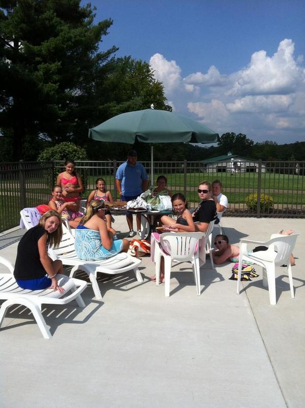 Team pool party!!
