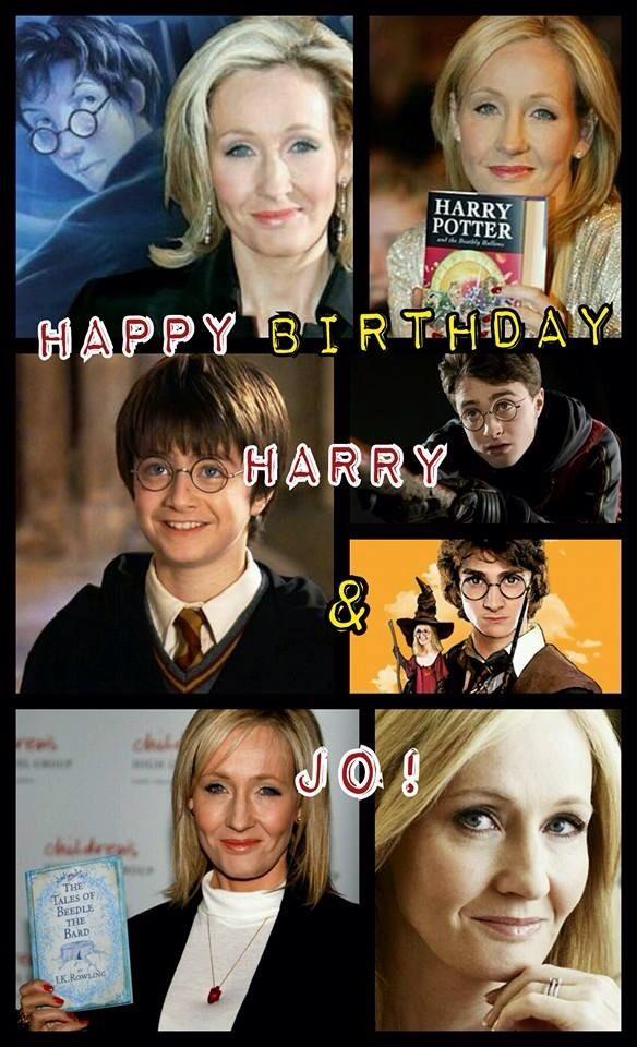 Happy Birthday Harry Potter and J.K Rowling!!!    