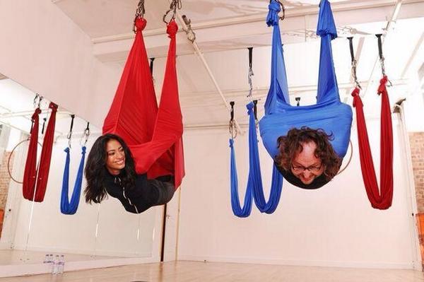 #throwbackthursday with my favorite dancer,friend and cook <a href="/HairyBikers/">Hairy Bikers</a> Dave. Just hanging like bats x miss u buddy.