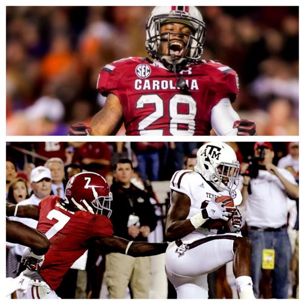 CollegeFBSwag's tweet photo. 4 weeks Until the opening #SEC showdown Between Texas A&amp;M and the Gamecocks! #CFBSwag http://t.co/jxkYKQxtH3