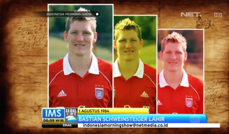 Hbd Shweini" Happy Birthday Bastian Schweinsteiger, Gelandang tengah Timnas Jerman. Todays History 