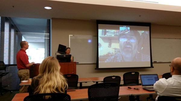 Zoom's tweet image. @rickey939 &amp;amp; @OttawaU colleagues discuss Zoom #edtech @SIDLIT, stay tuned for @haselwood presenting tmrw! #SIDLIT