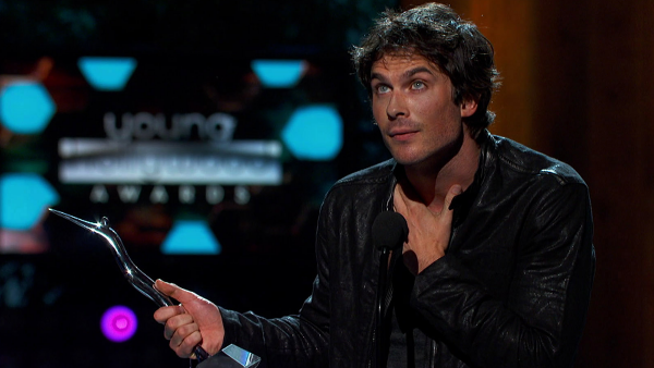 Watch Ian Somerhalder take the stage when he's honored at the Young Hollywood Awards: bit.ly/1lh9KOP