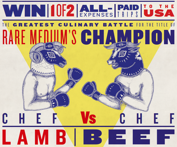 Our comp launches TODAY. Win 1 of 2 trips to the US at raremedium.com.au/competition.  Send us your #beef or #lamb recipe!