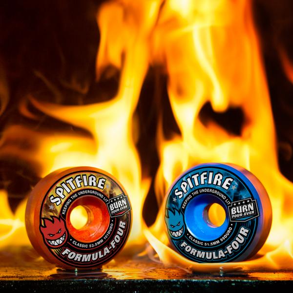 Special Edition #KeepingTheUndergroundLit Formula Fours are hitting select skate shops now. spitfirewheels.com/keepingtheunde…