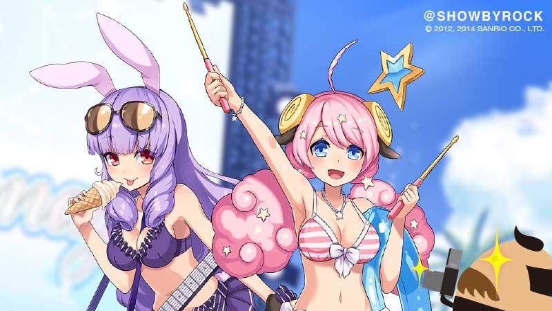Show By Rock 公式sb69 みなさん私達の水着姿に釘付けですわね 釘付けぴゅるーーー チュチュちゃんと モアちゃん 眩しい 水着マジカちゃん達を今すぐゲットですぞ W アプリはこちら Http T Co Wi35pfx33d Sb69 Http T Co Show By Rock 公式sb69 みなさん私達の水着姿に釘付けですわね 釘付けぴゅるーーー チュチュちゃんと モアちゃん 眩しい 水着マジカちゃん達を今すぐゲットですぞ W アプリはこちら Http T Co Wi35pfx33d Sb69 Http T Co
