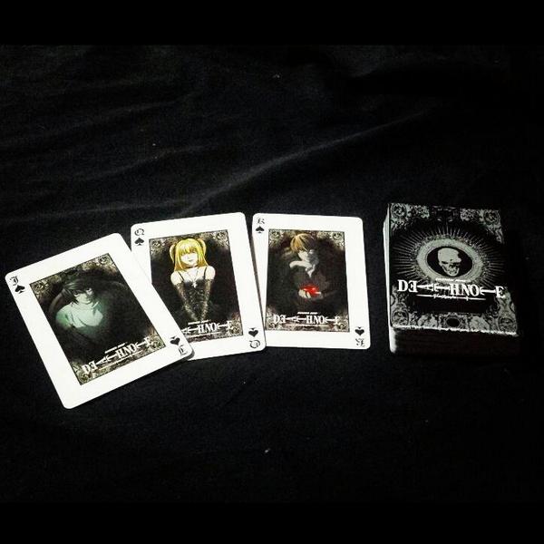 GrincoGuy's tweet photo. #deathnote #anime #cards #deckofcards #poker http://t.co/kl08l513dR
