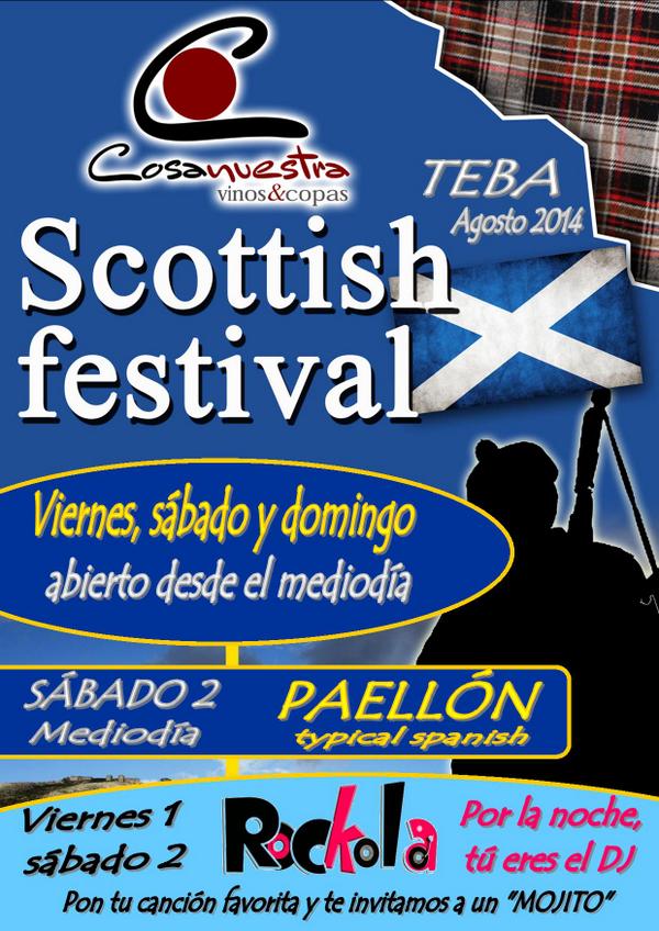 Cosanuestrateba's tweet photo. DOUGLAS'S DAYS
Fin de semana medieval en @Cosanuestrateba y preparate para Feria. Atentos a nuestra programación!!! http://t.co/SHfHyOJl0R