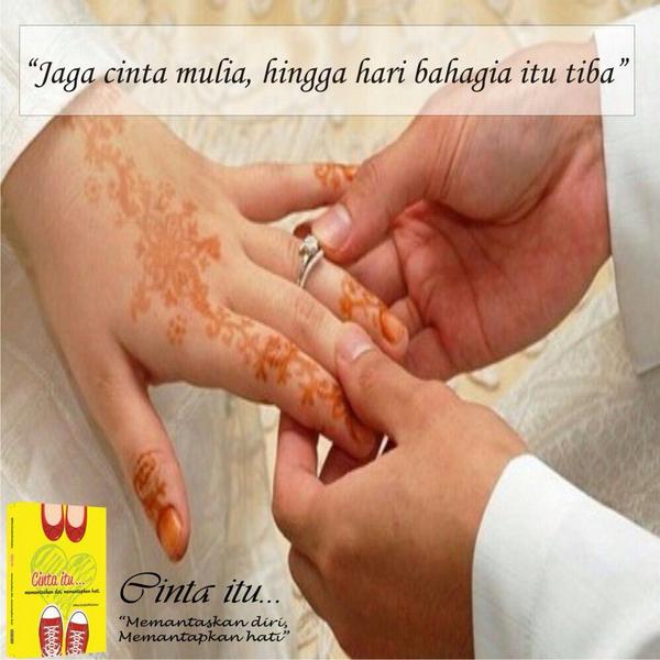ManJaddaWaJadaa's tweet photo. "Jaga cinta mulia, hingga hari bahagia itu tiba" #CintaItu http://t.co/ZVeDyrjfEV
