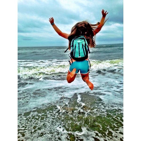 thenorthface's tweet image. &quot;Land or sea my TNF backpack always goes with me!&quot;—Raleigh Woods last wk&apos;s #PacksInAction #TNFContest winner.