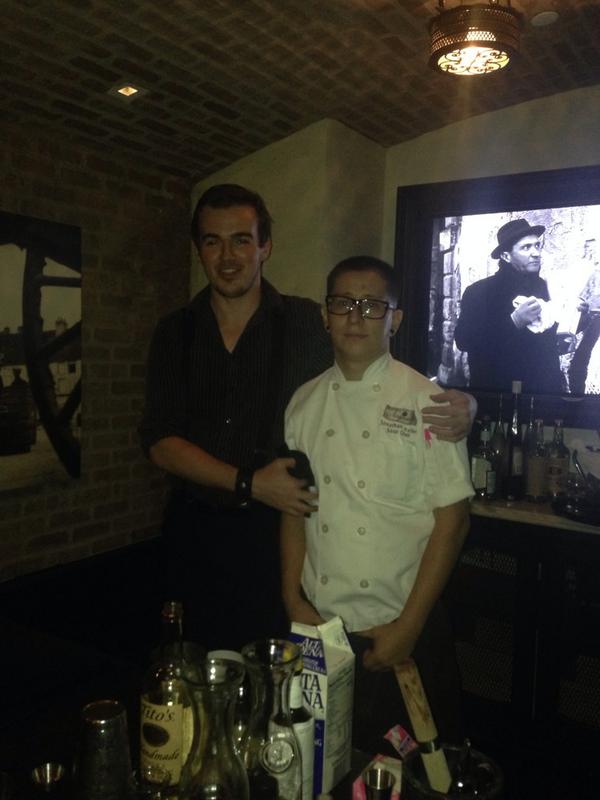 neapolis336's tweet photo. Succesful ASC COCKTAIL CLASS with Head Bartender Kris Doyle and our Sous Chef Jonathan Aviles #cocktailclass http://t.co/qTBDKlRAK4