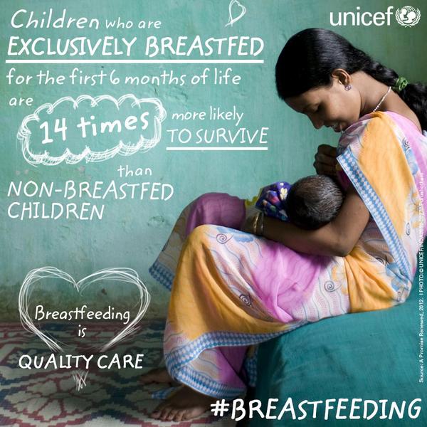 unicef_nepal's tweet photo. #Breastfeeding provides the best and most sustainable start in life; it is a basic right of every child. http://t.co/d7iX05SSWQ