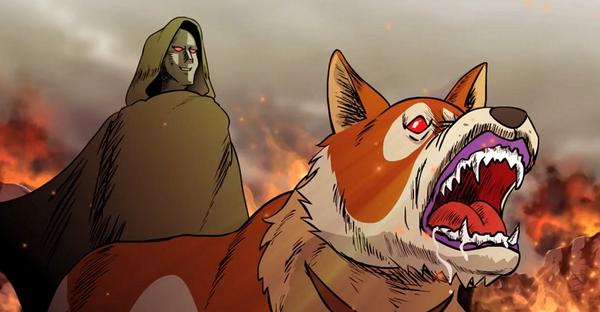 <플란다스의 개>의 속편격인 애니메이션이 나옵니다. 지옥에서 악마가 되어 돌아온 네로와 파트라슈. 그에 맞서는 '천재 바카본'. http://goo.gl/aMFdg0...