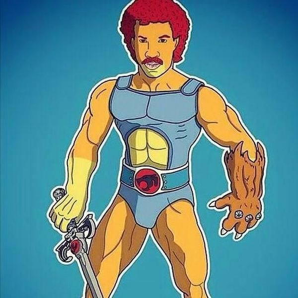 paddypower's tweet photo. It's Friday, so here's Lion-O Richie. http://t.co/lJK1wXdcmg