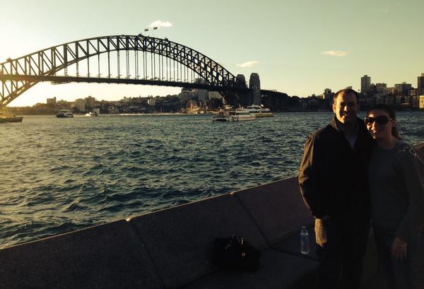 k8ferman's tweet photo. Safely arrived in Sydney!! @LucyFerman @HappyHumanistUK http://t.co/p7O2Ykzb2n