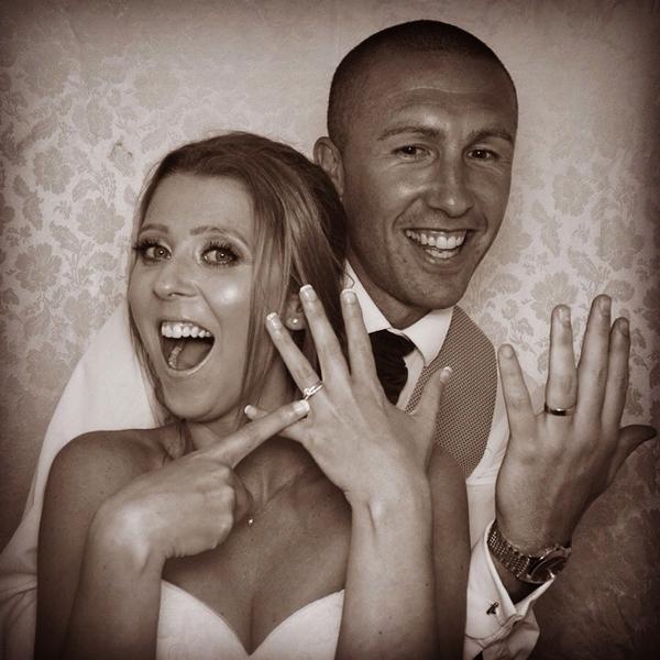 Congratulations to the new happy couple Craig &amp; Gemma Wilding. What a great night. #wedding #photobooth #hire