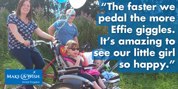 MakeAWishUK's tweet photo. Pls retweet. Our wishes really make a difference &amp; put smiles onto poorly children's faces - it's #whywedowhatwedo :) http://t.co/lWArsAY1yB