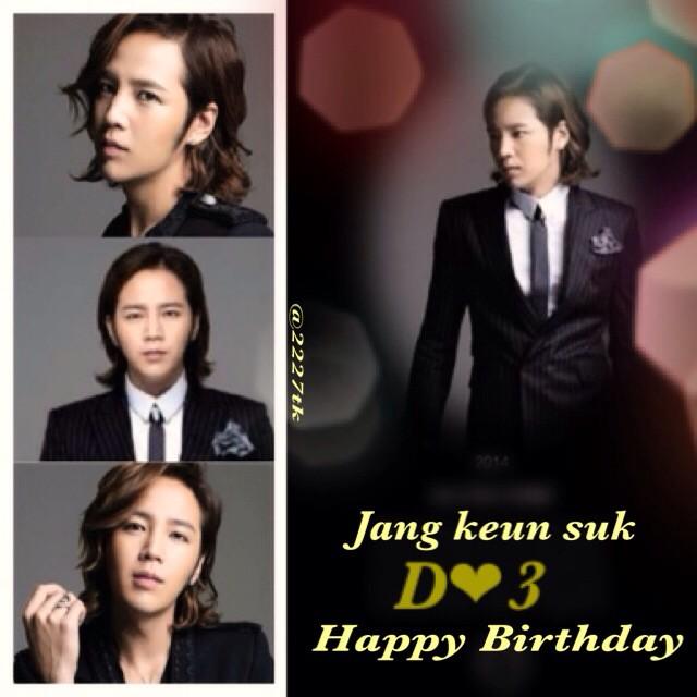 Jang keun suk
      D  3
Happy Birthday 