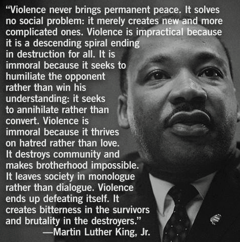 Bobby Umar on Twitter: ""Violence Never Brings Peace ...