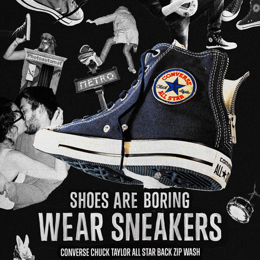 converse_mexico on Twitter: "Comenzando mes con nueva campaña y The Converse Chuck Taylor All Star Back Zip Wash. #ShoesAreBoring http://t.co/bJvlNyCpZc" Twitter