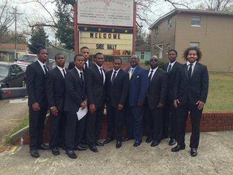 Neos attending church with Charlie Richardson #3 of the Chi Theta Charter Line #SuperFine9