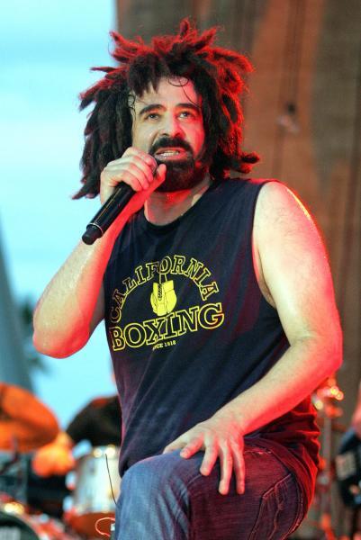 Happy 50th bday to Counting Crows frontman, Adam Duritz! Photo: Bayfront Park, Miami, 2009 
