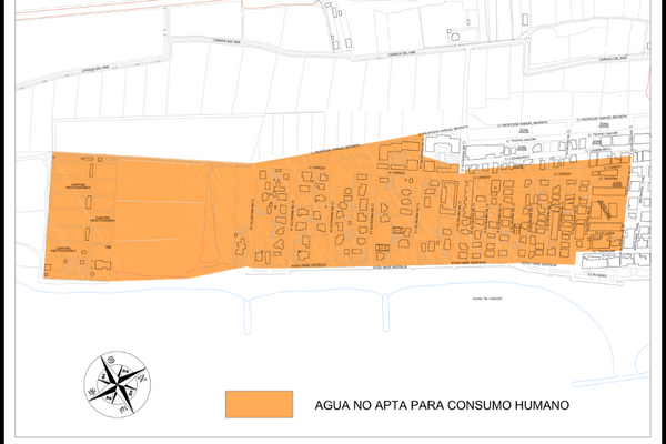 Se limita la calificación de agua NO APTA para el consumo humano a las sgts calles de la playa #Xilxes <a href="/XilxesInfo/">Xilxes</a>