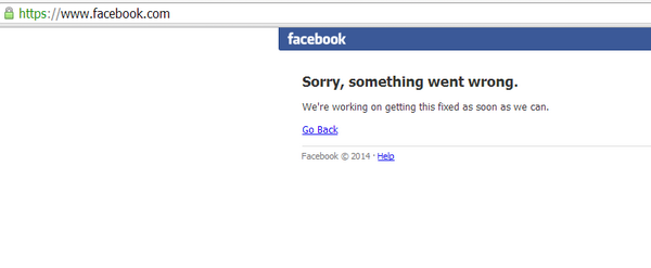 #Facebook Down , via <a href="/HOCupdate/">Hackers Online Club (HOC)</a>