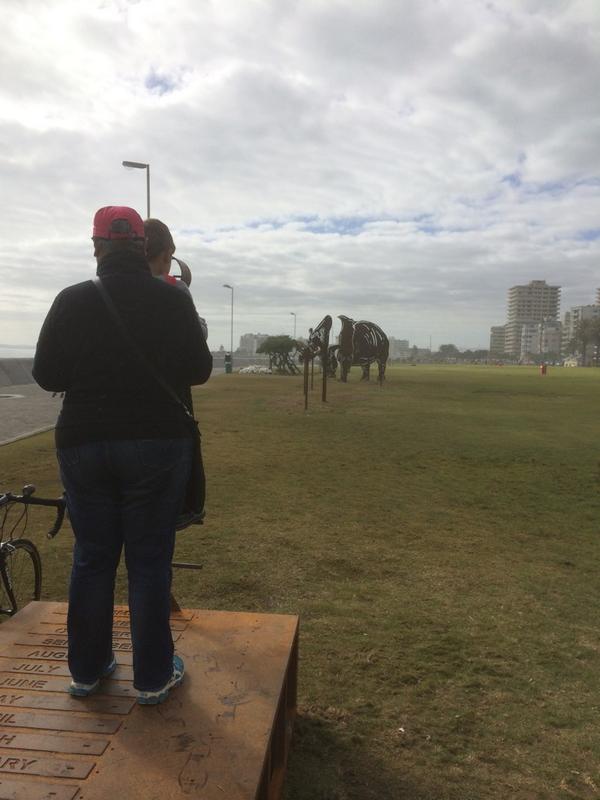 Art54CT's tweet photo. Public art welcomes interaction and breaks boundaries within communities. #art54 @futurecapetown @WDC2014 http://t.co/8K9LqJkirL