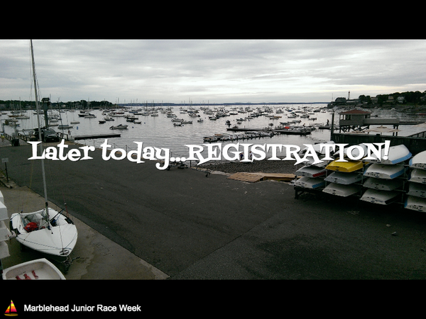 Later today...REGISTRATION!