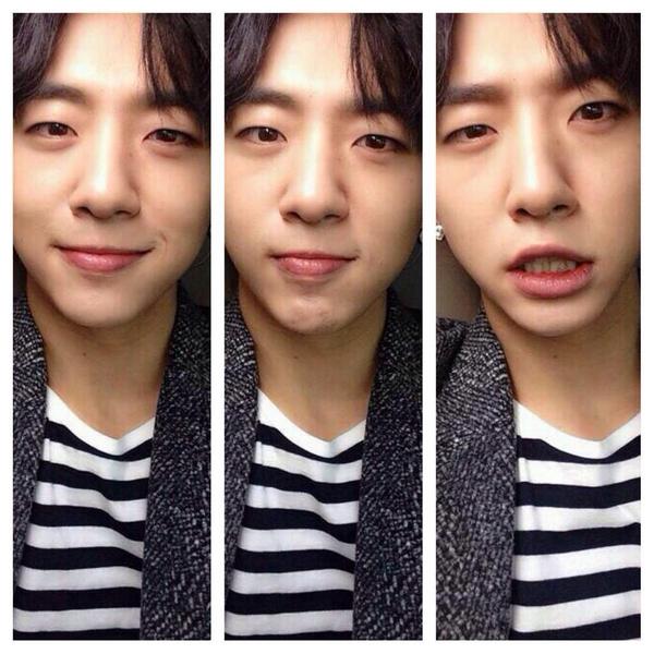 strong_bangchan's tweet photo. พี่บังคนน่ารัก~ http://t.co/6Lw4Q4x53L