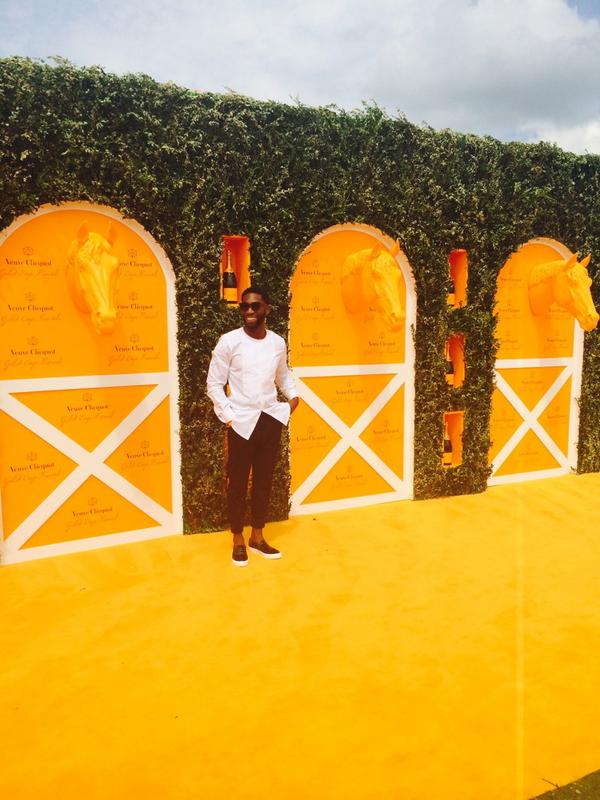 PolarBlackLtd's tweet photo. Tinie's in the (champagne) house! #tinietempah #vcgoldcup #yitnb @VeuveClicquotUK #polarblackevents #eventproduction http://t.co/5iNvSBXXQe