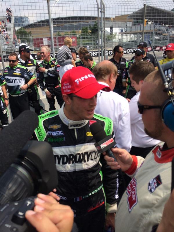 CampbellJim's tweet photo. Congrats @BourdaisOnTrack &amp; #11 @hydroxycut @teamhippino Chevrolet on @IndyCar race 1 win at Toronto! @TeamChevy http://t.co/OHwv9aWHsk
