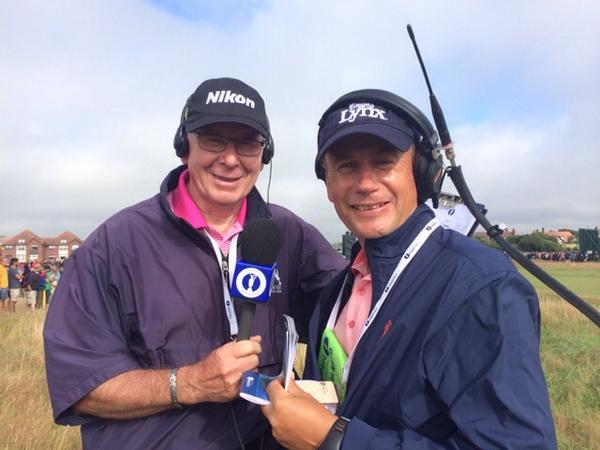 TheOpenLive's tweet image. RADIO: @paulealesgolf &amp;amp; Ron Jones are watching Sergio Garcia &amp;amp; Dustin Johnson's final 2 holes