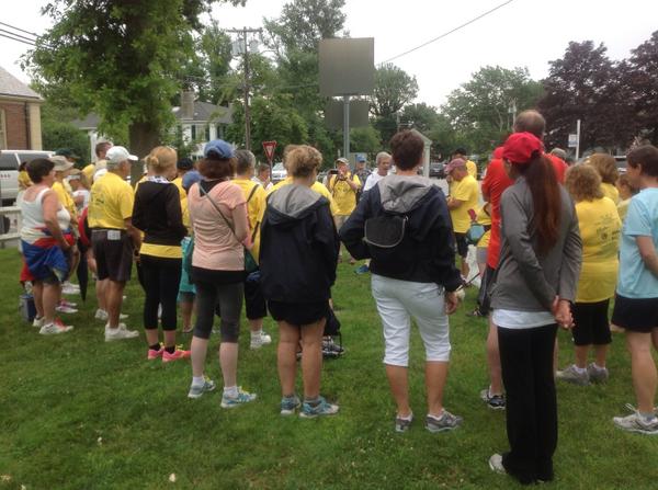 BobsFootsteps's tweet photo. Sunday's #housingwithlovewalk began at the #Falmouth village green. http://t.co/8c6TCnmdbQ