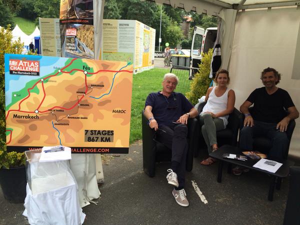 ATLASC2015's tweet image. L'ATLAS CHALLENGE team was at L'Etape du tour de France at Pau.