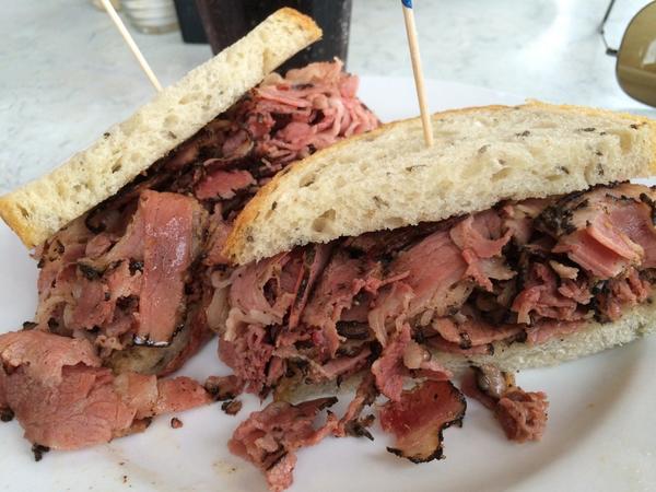 NJFoodies's tweet photo. Gorgeous pastrami! (at @Rosenfelds Jewish Delicatessen w/ 2 others) http://t.co/UZEnnbm74h http://t.co/IzQZM3XygG