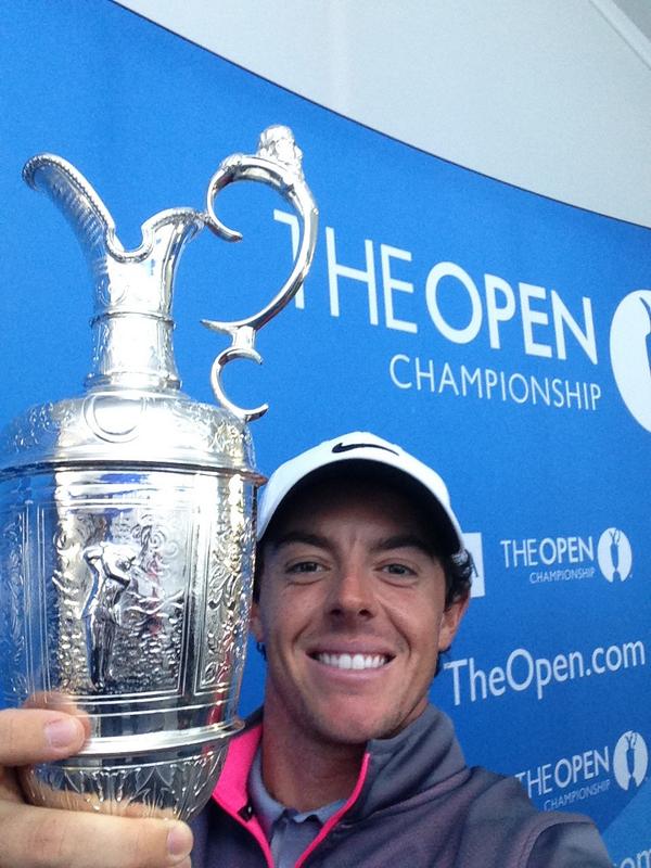 Rory's Open selfie