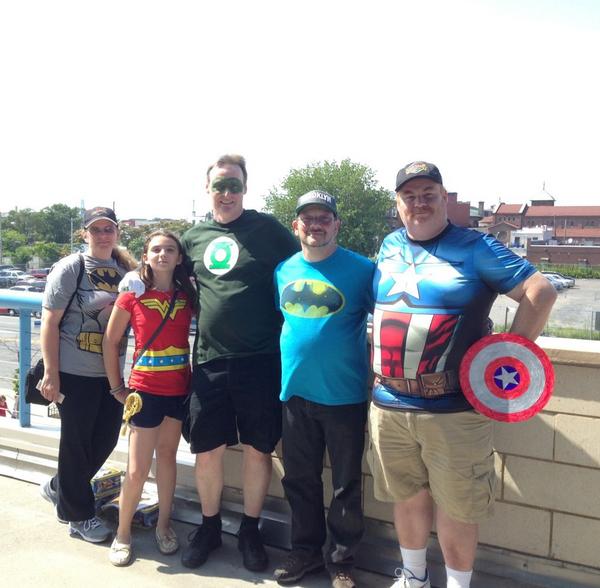 BKCyclones's tweet photo. It's Super Hero Day.  Don't forget your costumes...or your alter egos. http://t.co/3Wmi7ULOYu