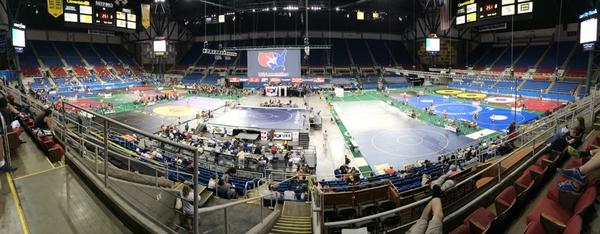 chrispoland8778's tweet image. 28 mats of pure greatness #Fargo2014 #USAWrestling