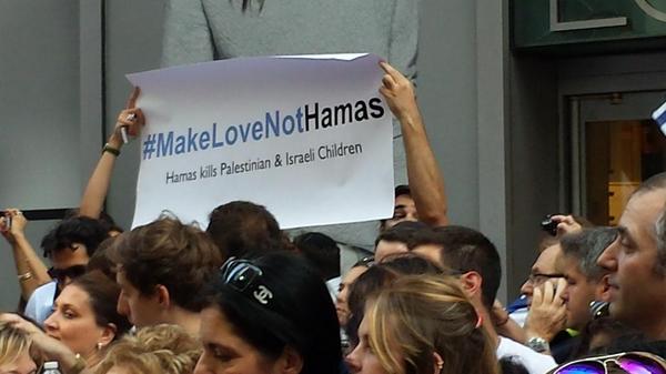 Make love not hamas# israelwantspeace