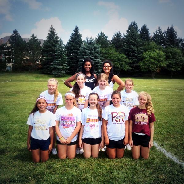 compsquadcel's tweet photo. These ladies were outstanding in the Rochester Redskins showcase today! Good job Varsity! #CSShowcase http://t.co/WmoZ3JZNd7