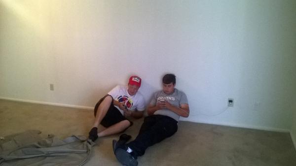 WasKyMcLaughlin's tweet image. Chillin at the #swagpad #NotPrison w/@grlzzlybayer